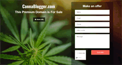 Desktop Screenshot of cannablogger.com
